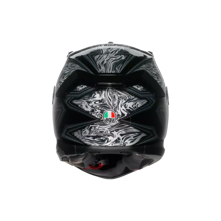 CASCO INTEGRALE K7 AGV E2206 MPLK DAMASCUS BLACK SILVER | AGV