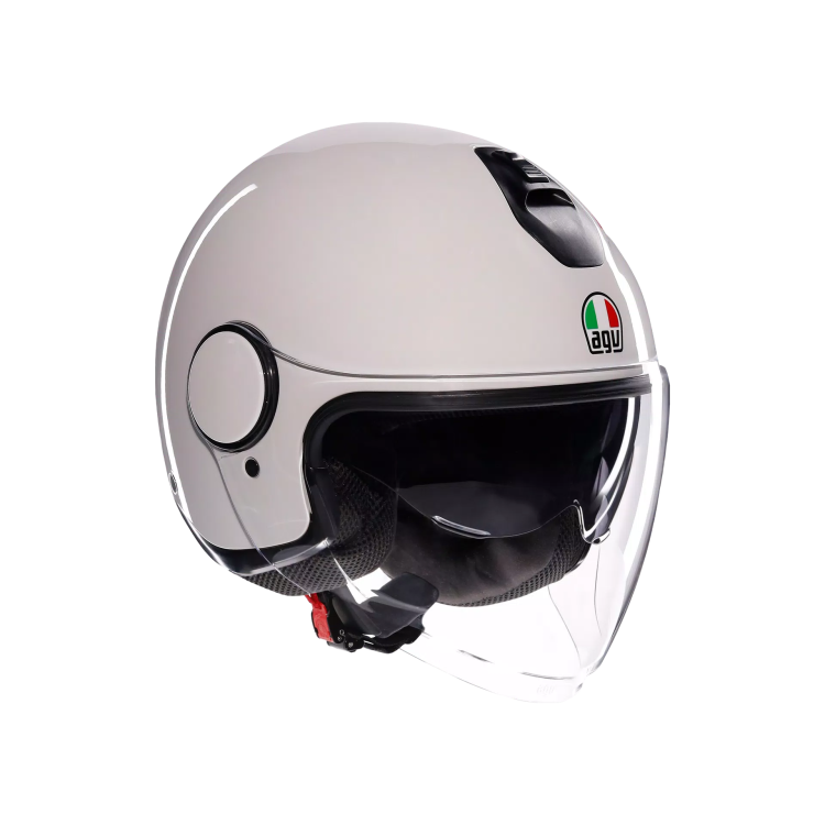 CASCO JET ETERES AGV E2206 MONO MATERIA WHITE | AGV