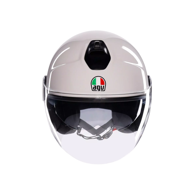CASCO JET ETERES AGV E2206 MONO MATERIA WHITE | AGV