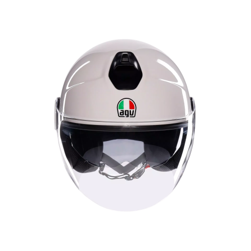 CASCO JET ETERES AGV E2206 MONO MATERIA WHITE | AGV