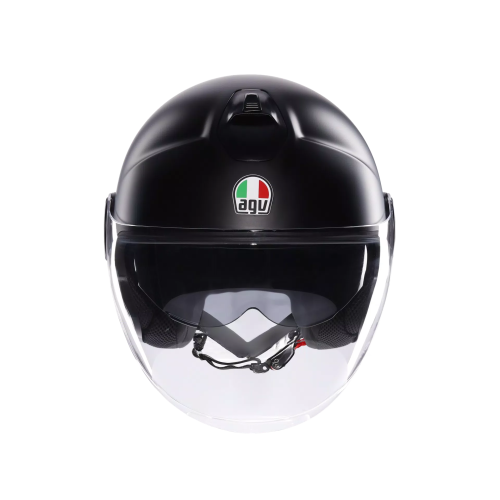 CASCO JET ETERES AGV E2206 MONO MATT BLACK | AGV