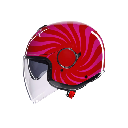 CASCO JET ETERES AGV E2206 TROPEA RED PINK | AGV