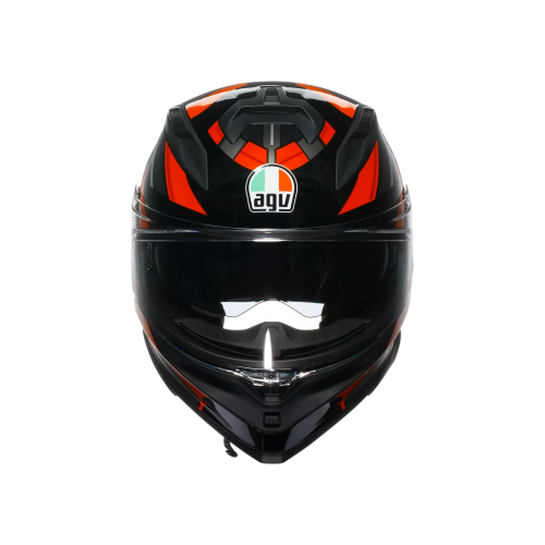 CASCO INTEGRALE K7 AGV E2206 MPLK TAURAX BLACK RED | AGV