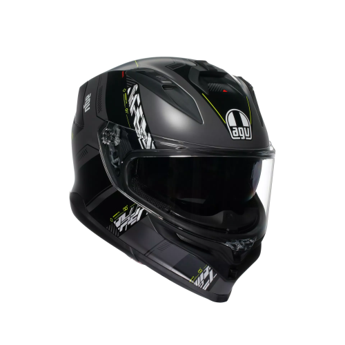 CASCO INTEGRALE K7 AGV E2206 MPLK KYBER MATT GREY YELLOW FLUO | AGV