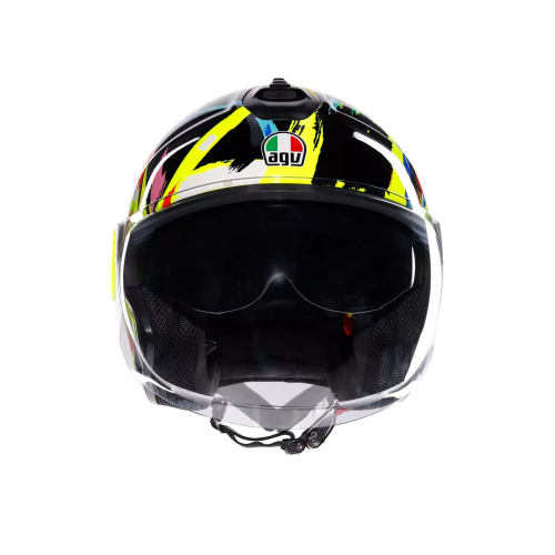 CASCO JET ETERES AGV E2206 ROSSI WINTER TEST 2019 | AGV
