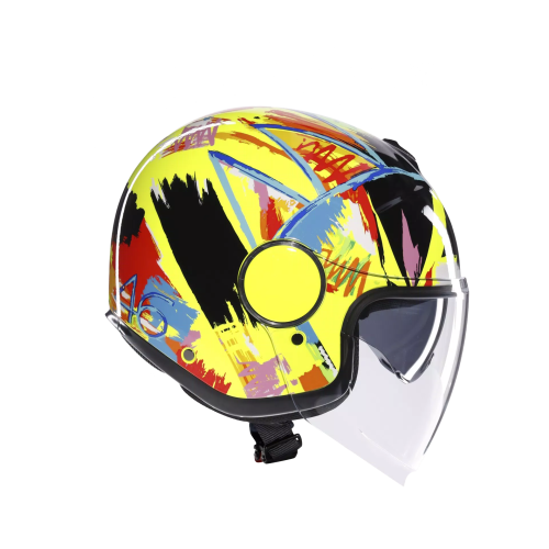CASCO JET ETERES AGV E2206 ROSSI WINTER TEST 2019 | AGV