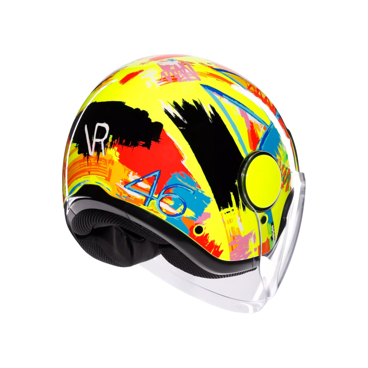 CASCO JET ETERES AGV E2206 ROSSI WINTER TEST 2019 | AGV
