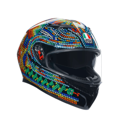 CASCO INTEGRALE K3 AGV E2206 MPLK ROSSI WINTER TEST 2018 | AGV