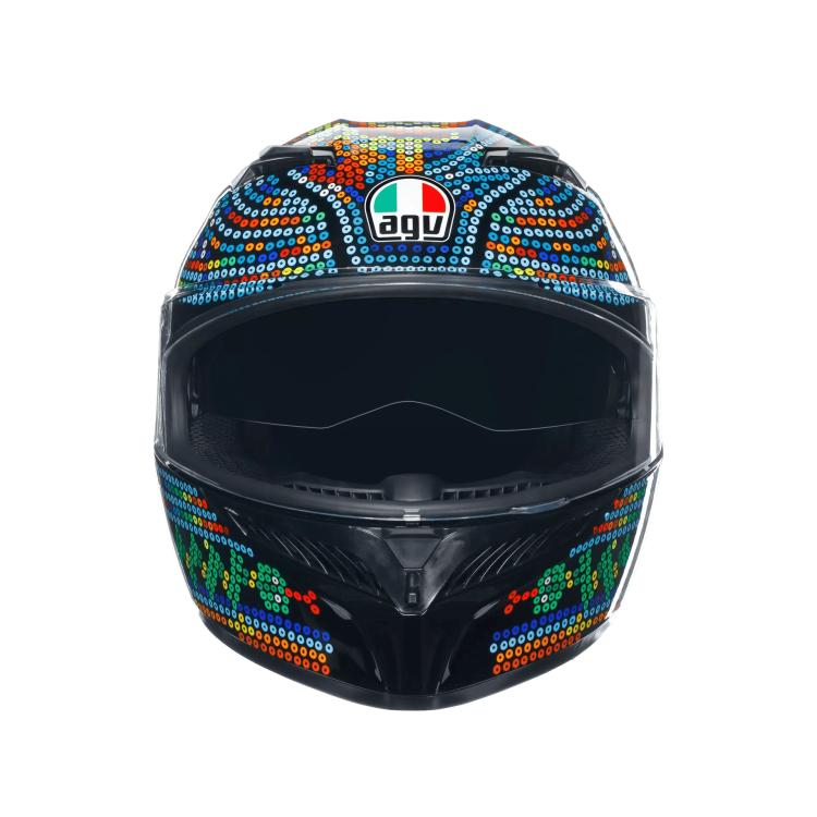 CASCO INTEGRALE K3 AGV E2206 MPLK ROSSI WINTER TEST 2018 | AGV