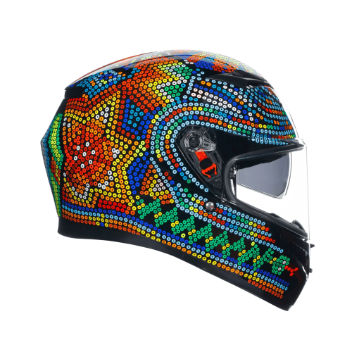 CASCO INTEGRALE K3 AGV E2206 MPLK ROSSI WINTER TEST 2018 | AGV