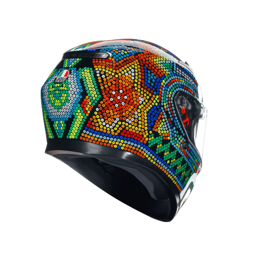 CASCO INTEGRALE K3 AGV E2206 MPLK ROSSI WINTER TEST 2018 | AGV