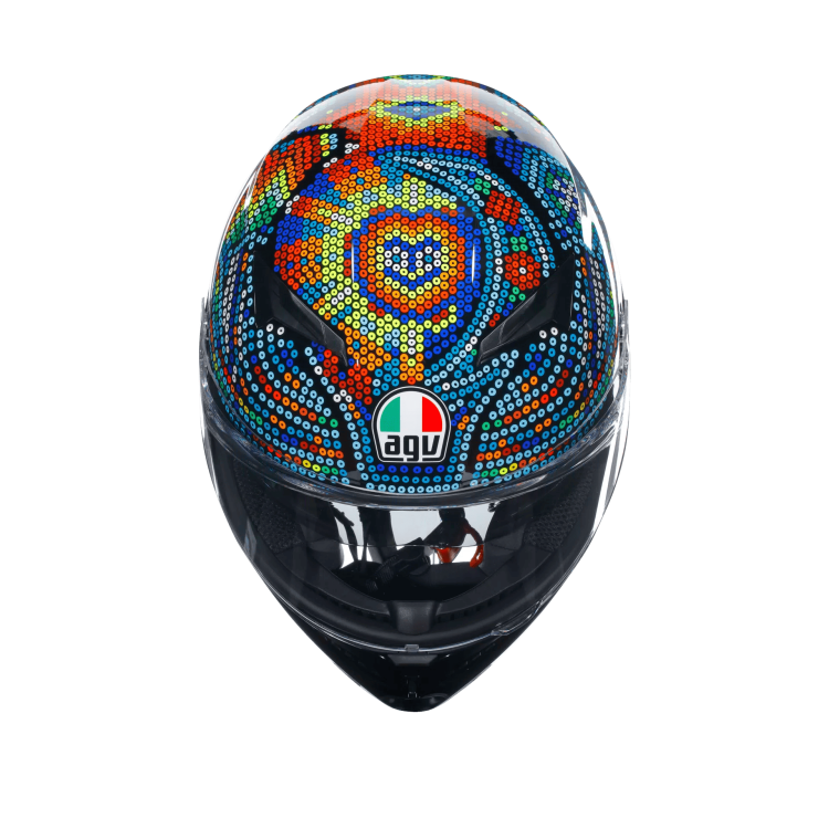 CASCO INTEGRALE K3 AGV E2206 MPLK ROSSI WINTER TEST 2018 | AGV