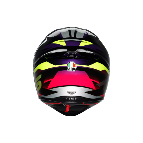 CASCO INTEGRALE K1 S AGV E2206 FASTLAP BLACK PURPLE PINK | AGV