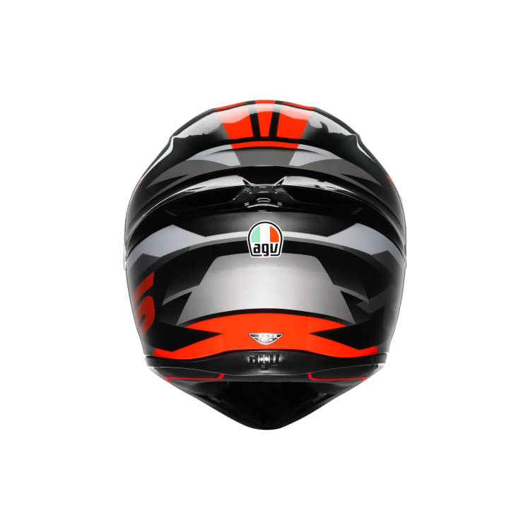 CASCO INTEGRALE K1 S AGV E2206 FASTLAP BLACK GREY RED | AGV