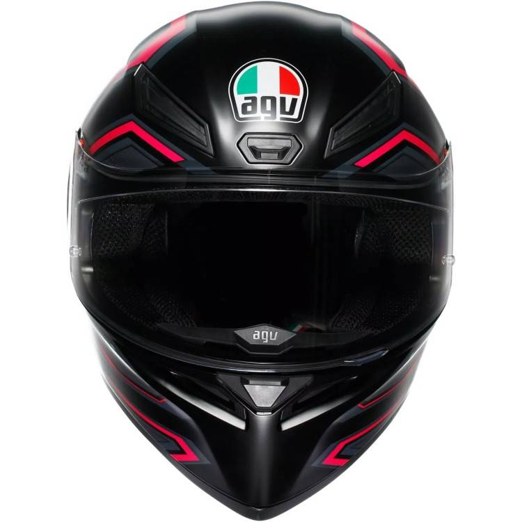 CASCO INTEGRALE K1 S AGV E2206 SLING MATT BLACK PINK | AGV