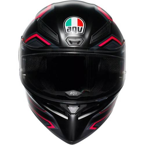 CASCO INTEGRALE K1 S AGV E2206 SLING MATT BLACK PINK | AGV