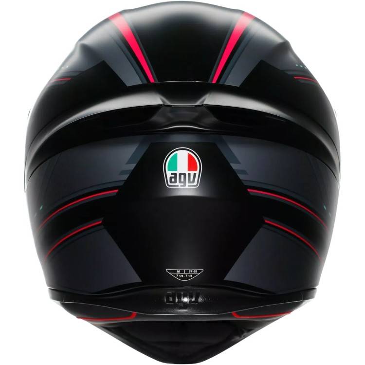 CASCO INTEGRALE K1 S AGV E2206 SLING MATT BLACK PINK | AGV