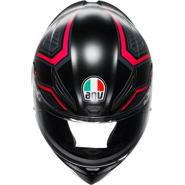 CASCO INTEGRALE K1 S AGV E2206 SLING MATT BLACK PINK | AGV