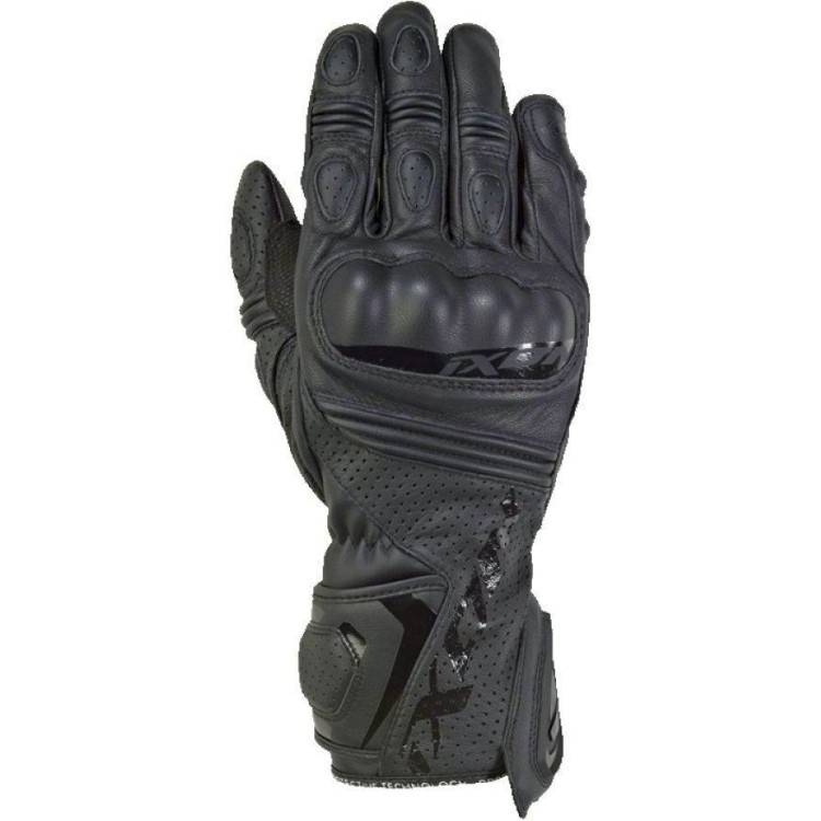 IXON RS TEMPO AIR - GUANTO EST. PELLE/TESSUTO NERO