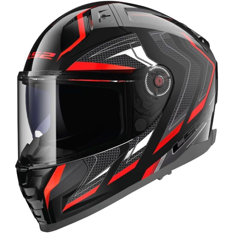 CASCO INTEGRALE LS2 FF811 VECTOR II ALIZER BLACK RED-06 | LS2