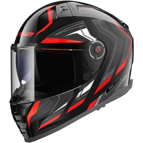 CASCO INTEGRALE LS2 FF811 VECTOR II ALIZER BLACK RED-06 | LS2