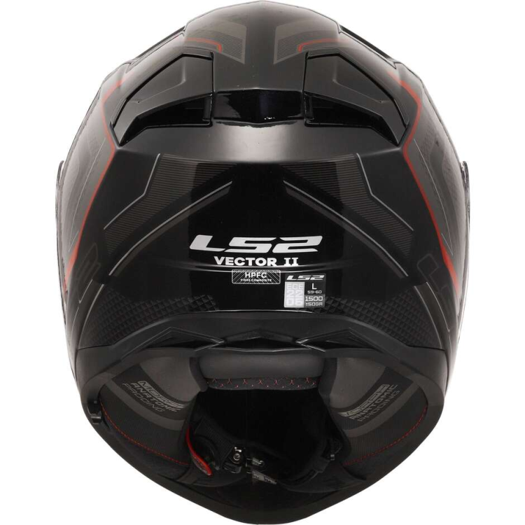 CASCO INTEGRALE LS2 FF811 VECTOR II ALIZER BLACK RED-06 | LS2