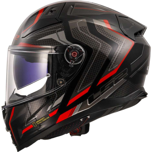 CASCO INTEGRALE LS2 FF811 VECTOR II ALIZER BLACK RED-06 | LS2