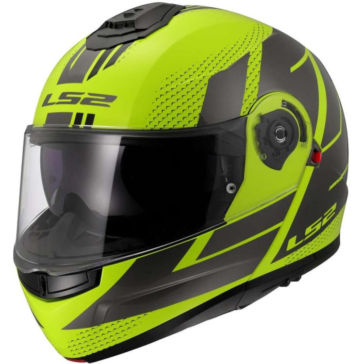 CASCO MODULARE LS2 FF908 STROBE II CODE H-V YELLOW GREY-06 | LS2