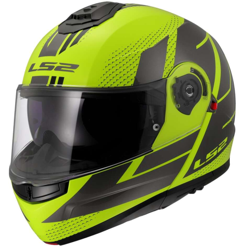 CASCO MODULARE LS2 FF908 STROBE II CODE H-V YELLOW GREY-06 | LS2