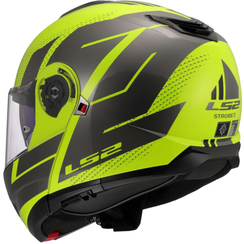 CASCO MODULARE LS2 FF908 STROBE II CODE H-V YELLOW GREY-06 | LS2