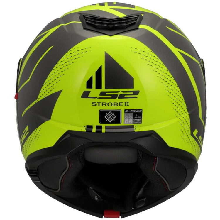 CASCO MODULARE LS2 FF908 STROBE II CODE H-V YELLOW GREY-06 | LS2