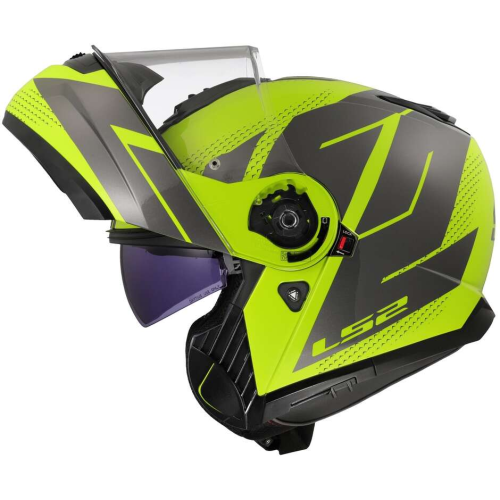 CASCO MODULARE LS2 FF908 STROBE II CODE H-V YELLOW GREY-06 | LS2