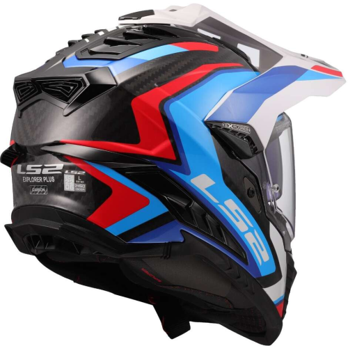 CASCO OFFROAD LS2 MX701 EXPLORER C FRONTIER II WHITE BLUE-06 | LS2
