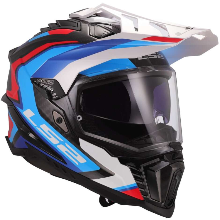 CASCO OFFROAD LS2 MX701 EXPLORER C FRONTIER II WHITE BLUE-06 | LS2
