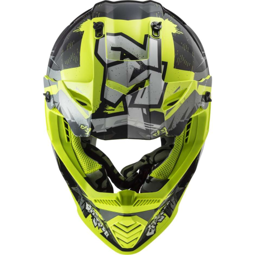 CASCO OFFROAD LS2 MX437 FAST II MINI CRUSHER BLACK YELLOW-06 | LS2