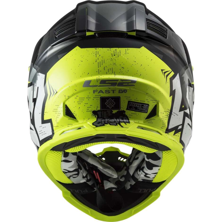 CASCO OFFROAD LS2 MX437 FAST II MINI CRUSHER BLACK YELLOW-06 | LS2