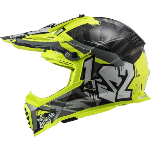 CASCO OFFROAD LS2 MX437 FAST II MINI CRUSHER BLACK YELLOW-06 | LS2
