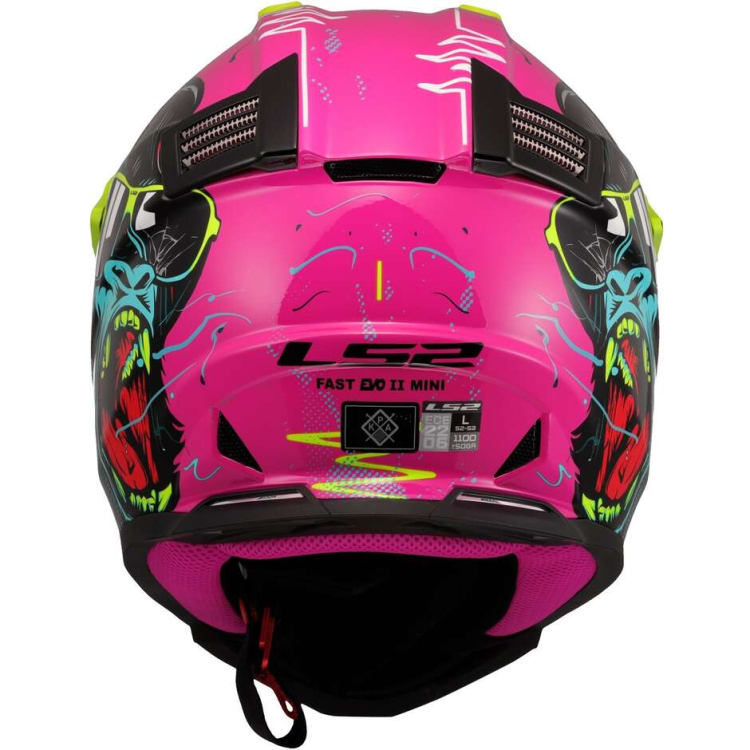 CASCO OFFROAD LS2 MX437 FAST II MINI GORILLA PURPLE-06 | LS2
