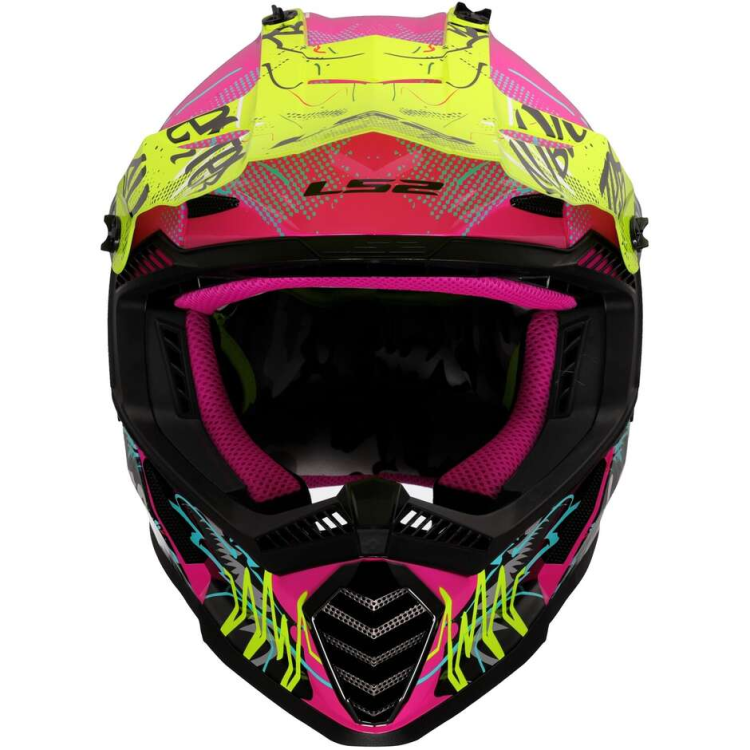 CASCO OFFROAD LS2 MX437 FAST II MINI GORILLA PURPLE-06 | LS2