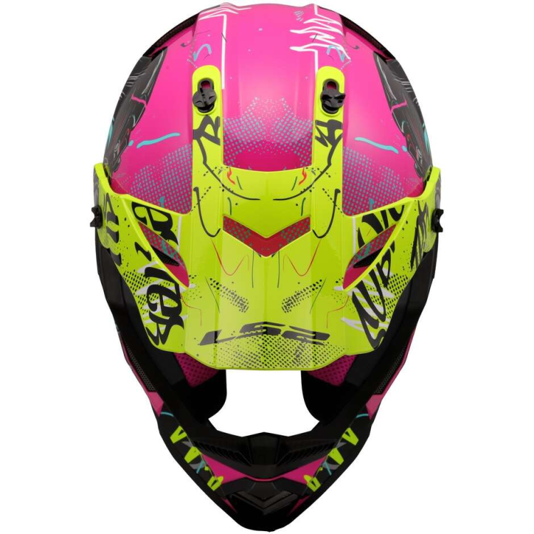 CASCO OFFROAD LS2 MX437 FAST II MINI GORILLA PURPLE-06 | LS2