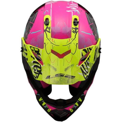 CASCO OFFROAD LS2 MX437 FAST II MINI GORILLA PURPLE-06 | LS2