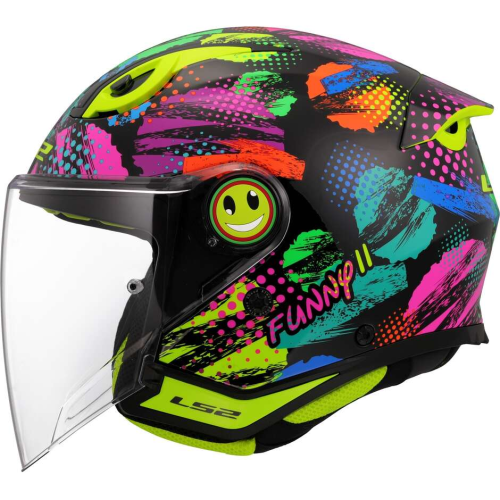 CASCO JET LS2 OF622 FUNNY II JOY BLACK | LS2