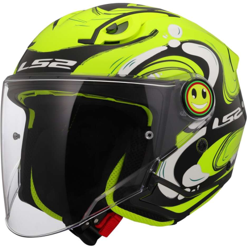 CASCO JET LS2 OF622 FUNNY II GLUP H-V YELLOW | LS2