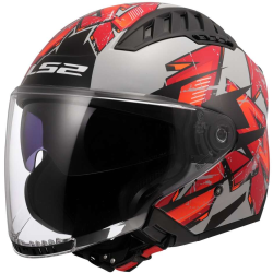 CASCO JET LS2 OF600 COPTER II KANJI LIGHT GREY-06 | LS2