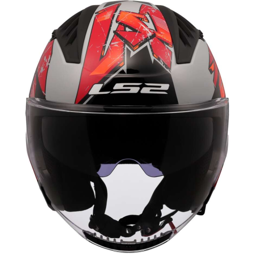 CASCO JET LS2 OF600 COPTER II KANJI LIGHT GREY-06 | LS2