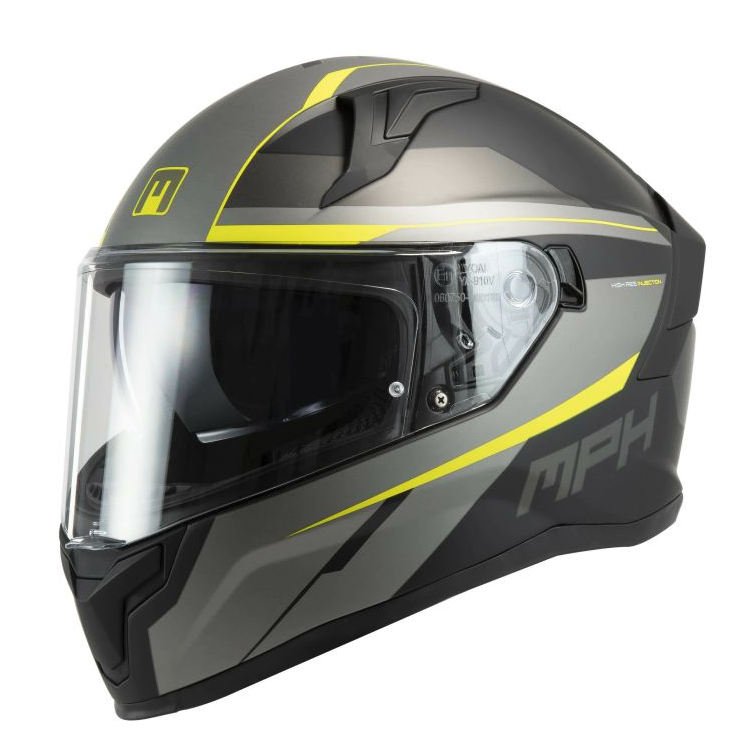 CASCO TIGER STREAM BLACK GREY YELLOW ECE 22-06 | MPH