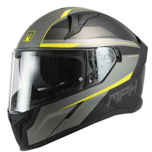 CASCO TIGER STREAM BLACK GREY YELLOW ECE 22-06 | MPH