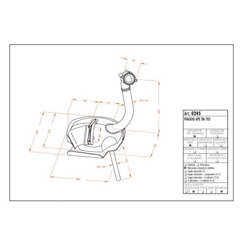 LEOVINCE SITO PIAGGIO APE TM 703 | LEOVINCE