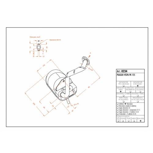 LEOVINCE SITO PIAGGIO VESPA PK 125 | LEOVINCE