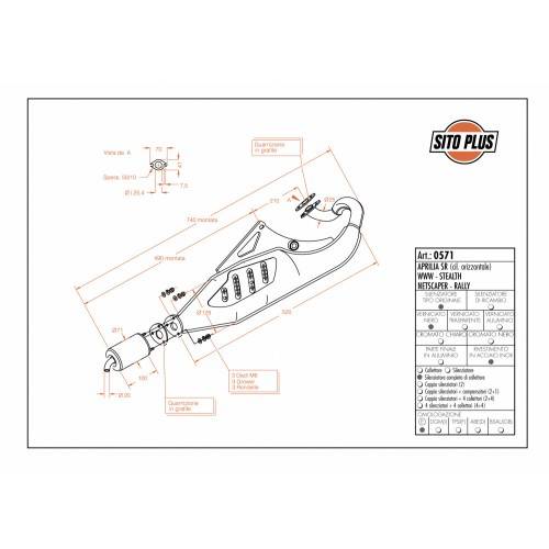 LEOVINCE SITOPLUS APRILIA SR 50/NETSCAPER- SR STEALTH-RACING-RALLY-WW | LEOVINCE